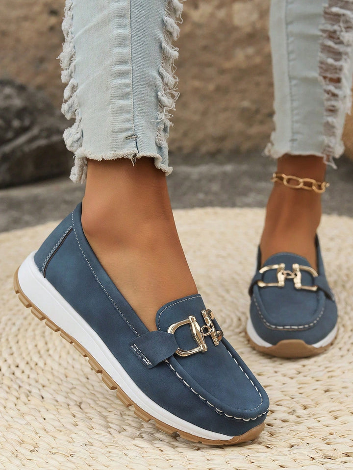 Ellie - Flat loafers with buckle