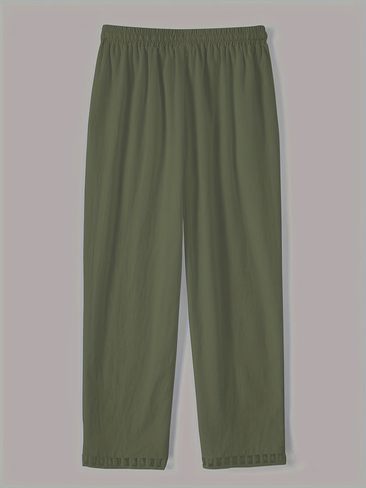 Wren – Relaxed Cropped Pants with Contrast Details